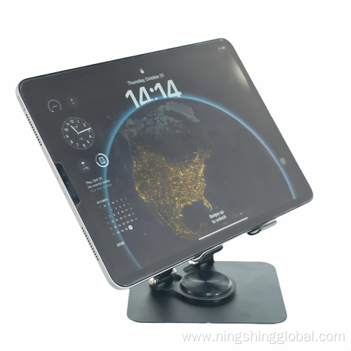 Ergonomic Carbon Steel Tablet Stand with 360 Rotating Base